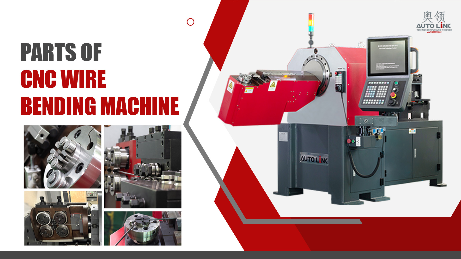 What are the parts of CNC Wire Bending Machine?